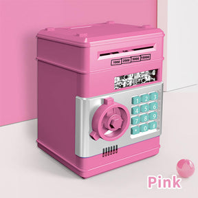 Elektronisk sparebøsse med kode - Pink