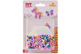 Hama midi blister lille hexagonal plade + perler