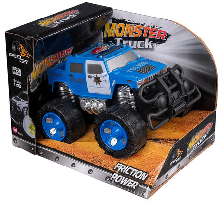 Speedcar Politi Monster Truck