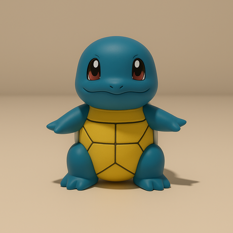 Squirtle Natlampe – Blød LED Børnelampe