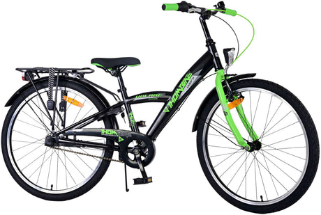 Volare Thombike 24″ Juniorcykel – Grøn/Sort - Shimano 3 gear
