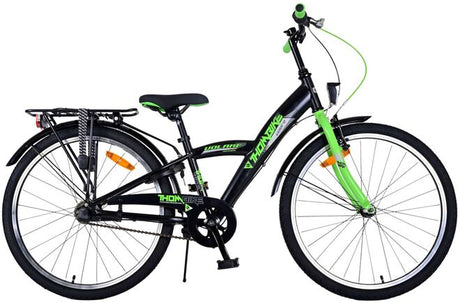 Volare Thombike 24″ Juniorcykel – Grøn/Sort - Shimano 3 gear