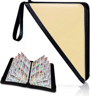 MIO 9-Pocket PU Leather Pokémon Kortmappe med Lynlås - Samlemappe til 900 Kort