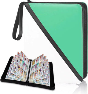 MIO 9-Pocket PU Leather Pokémon Kortmappe med Lynlås - Samlemappe til 900 Kort