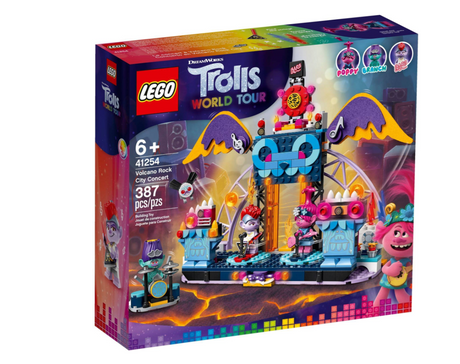 LEGO Trolls World Tour 41254 - Volcano Rock City Concert - 387 dele