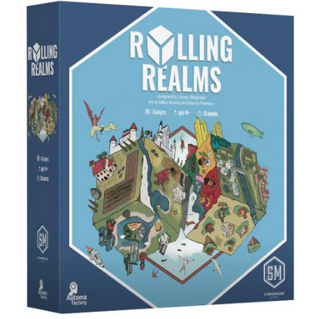 Rolling Realms - Strategisk Roll & Write-brætspil - Engelsk