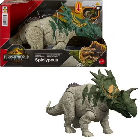Jurassic World Rebirth Wild Roar Spiclypeus - Dinosaur med lyd og angrebsfunktion