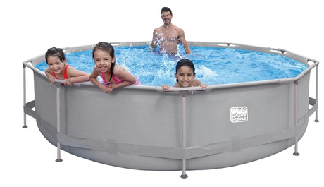 Happy People Frame Pool 360 × 76 cm - Med Filterpumpe