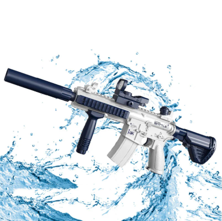 Elektrisk M416 Vandpistol til Børn - Blå
