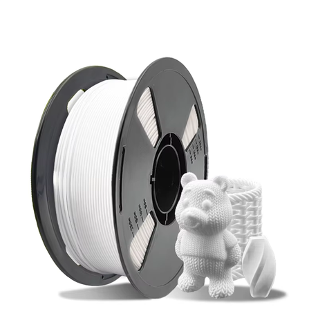 PETG Filament 1,75 mm - Kold Hvid - 1 kg