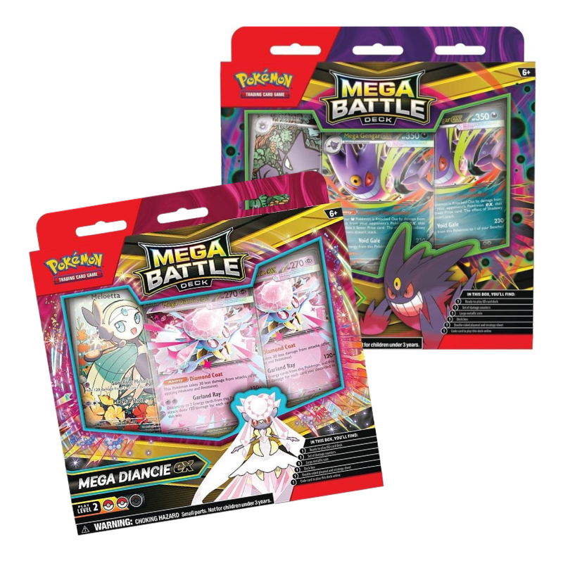 Pokémon Mega Battle Deck: Mega Gengar ex / Mega Diancie ex