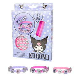 Kuromi armbånd og charms sæt