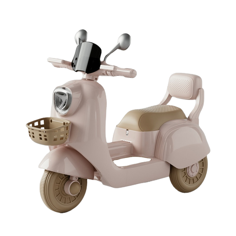 El Scooter til Børn 6V - Pink Retro
