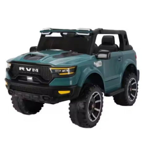 Elektrisk Børnetruck 12V (Raptor/RAM-inspireret) Grøn