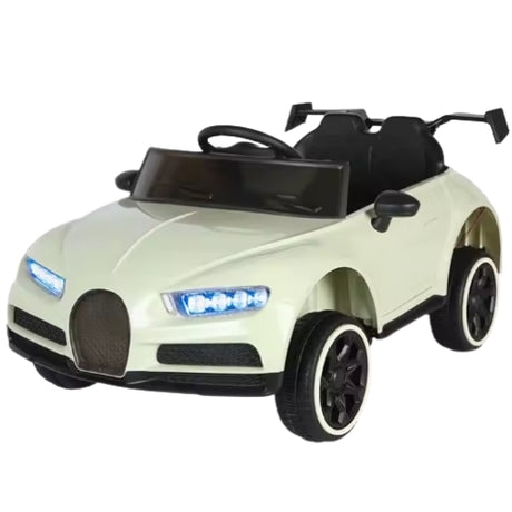 Elektrisk Børnebil HF-888 (Bugatti-inspireret) Beige
