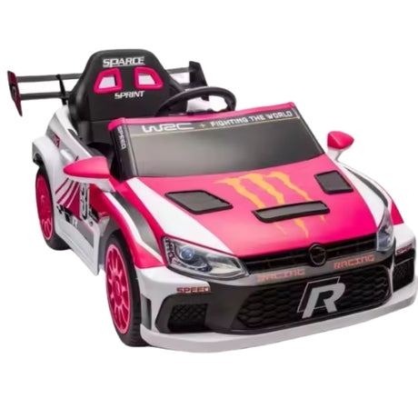 Elektrisk Børneracer MBL-024 (VW WRC-inspireret) Lyserød