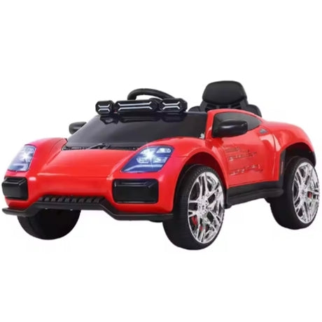 Elektrisk Børnesportsvogn DY-918 (Porsche-inspireret) Rød