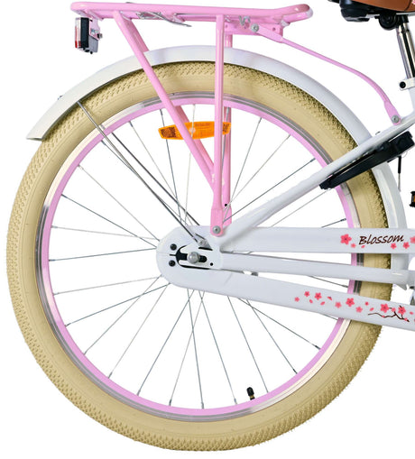 Volare Blossom 24″ Juniorcykel – Hvid