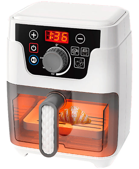 Airfryer med lys og legemad