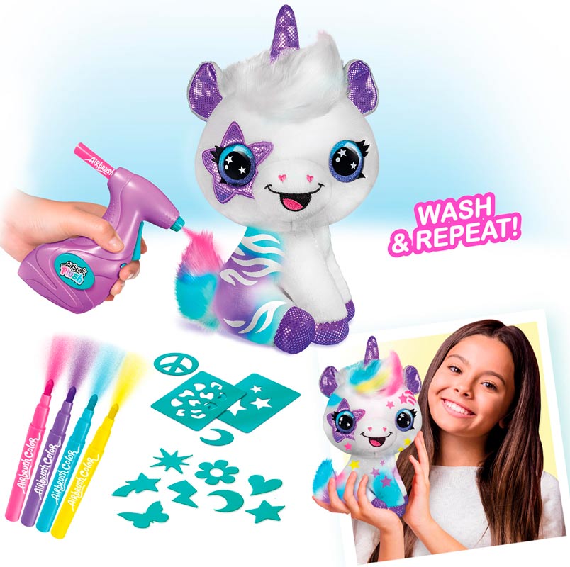 Airbrush Plush Enhjørning