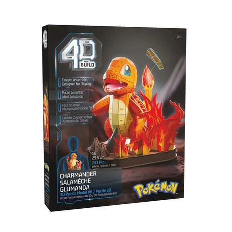 Pokémon 4D Build Charmander, 3D Puslespil & Byggesæt - 241 dele