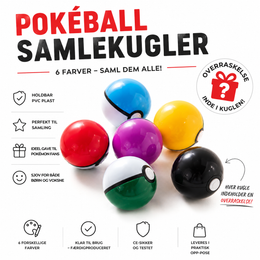 Pokéball med Pokémon Figur (1 stk.)