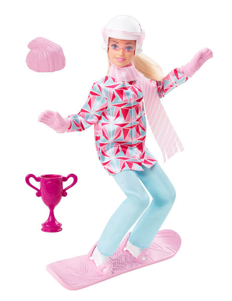 Barbie som snowboarder