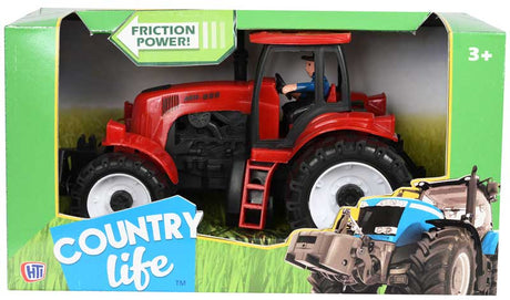 Country Life traktor - Rød