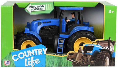 Country Life traktor - Blå
