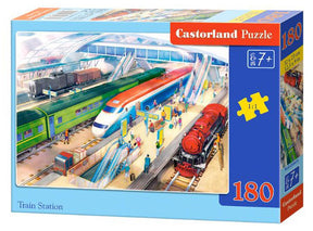 Castorland puslespil - Togstation - 180 brikker
