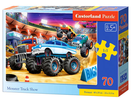 Castorland puslespil - Monster Truck Show - 70 brikker
