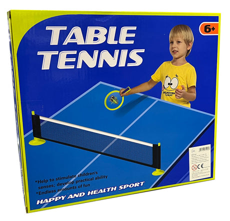 Bordtennissæt med net