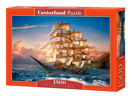 Castorland puslespil - Sailing at sunset - 1500 brikker