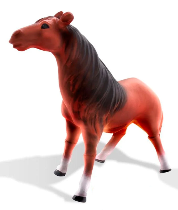 Hest i blødt gummi
