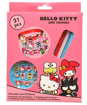 Hello Kitty armbånd og vedhæng