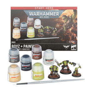 Warhammer 40.000 Ork Boyz + Paints