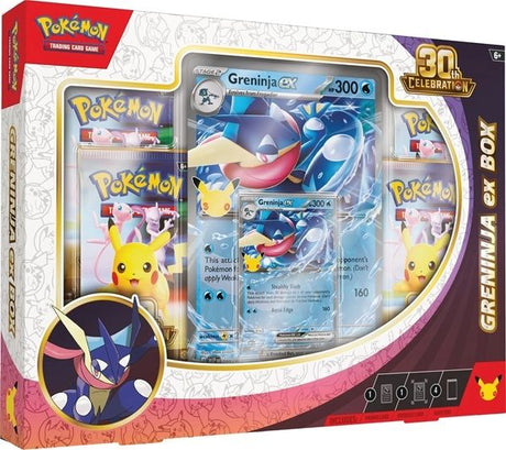 Pokémon TCG: 30th Celebration ex Box – Sylveon ex / Greninja ex Forudbestilling