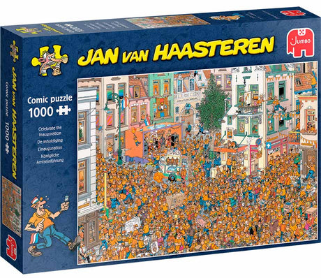 Jan Van Haasteren Celebrate the inauguration - 1000 brikker