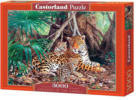 Castorland puslespil 3000 brikker - jaguars in the jungle