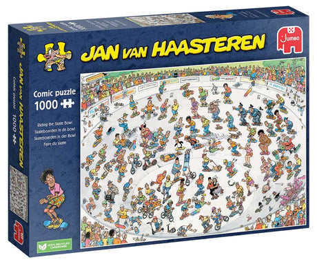 Jan Van Haasteren Riding the Skate Bowl 1000 brikker