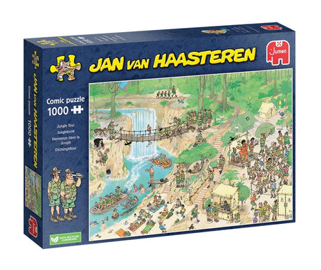 Jan van Haasteren puslespil 1000 brikker - Jungle Tour