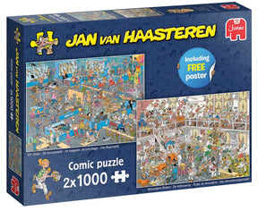 Jan Van Haasteren Renovation project & DIY shop 2 x 1000 brikker