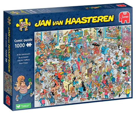 Jan van Haasteren 1000 brikker - At the Hairdressers