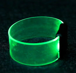Armbånd med LED lys - Grøn