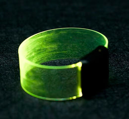 Armbånd med LED lys - gul