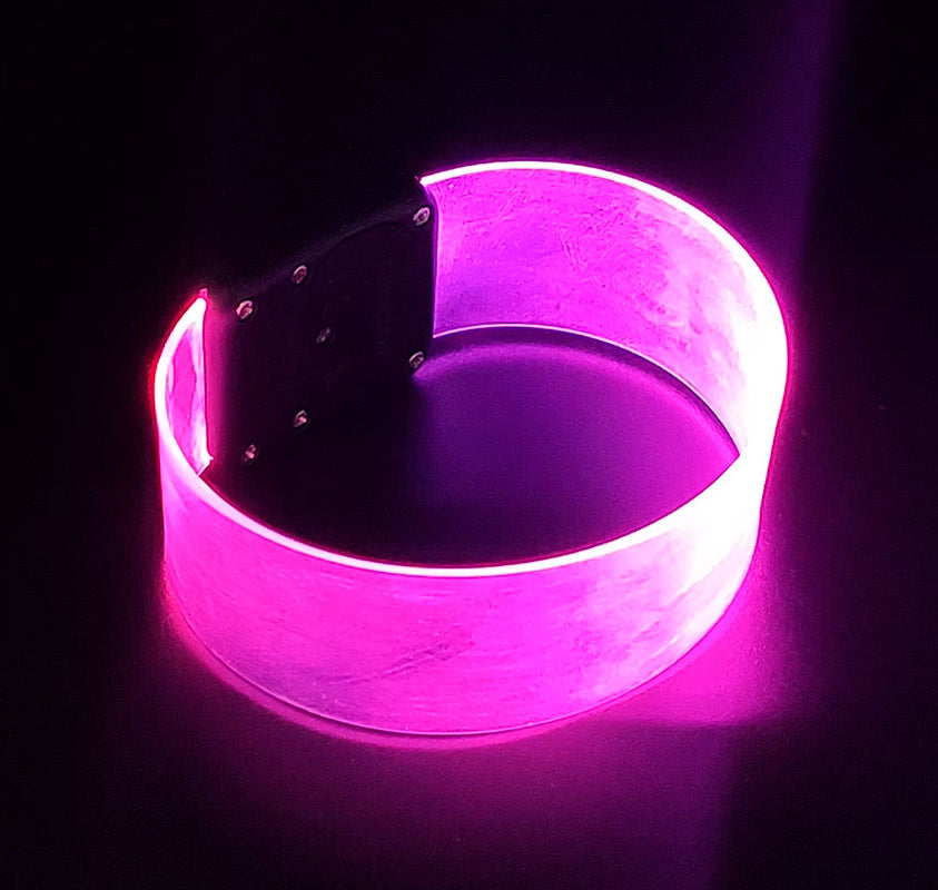 Armbånd med LED lys - pink