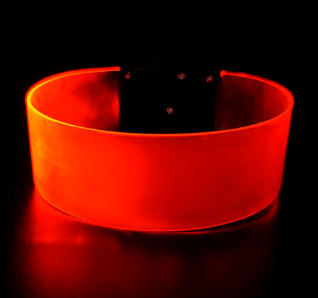 Armbånd med LED lys - rød