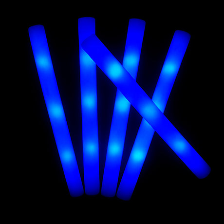LED lysende skumstav – 48 cm (Blå)