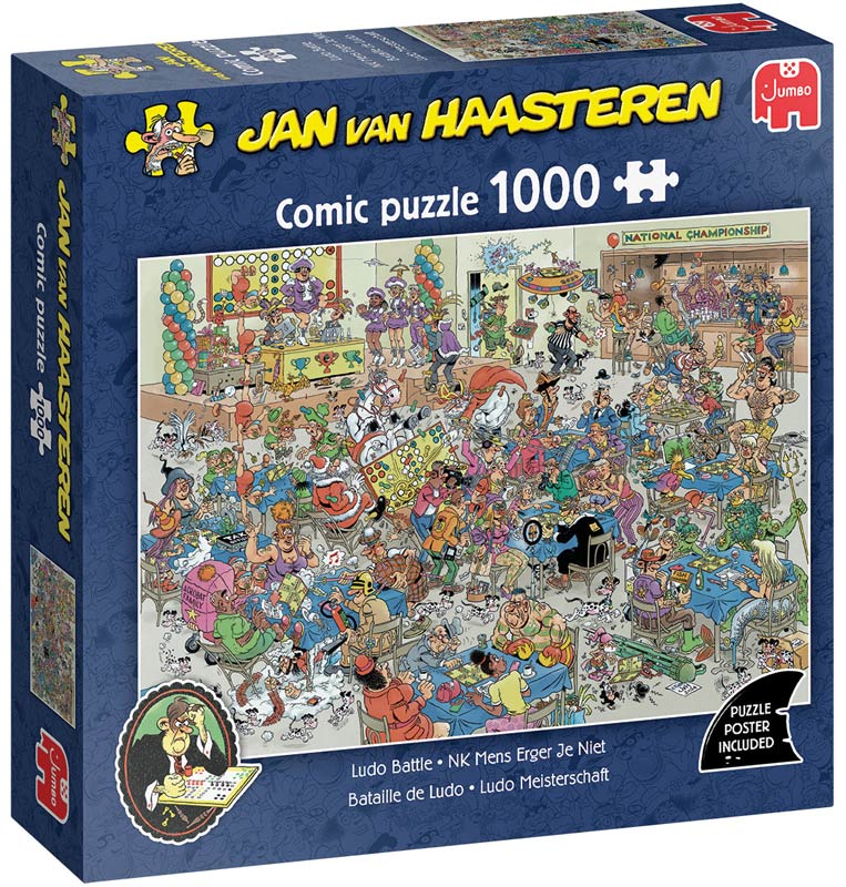 Jan Van Haasteren ludo battle - 1000 brikker