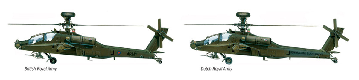 Italeri 1:72 64 D Apache Longbow - Model helikopter